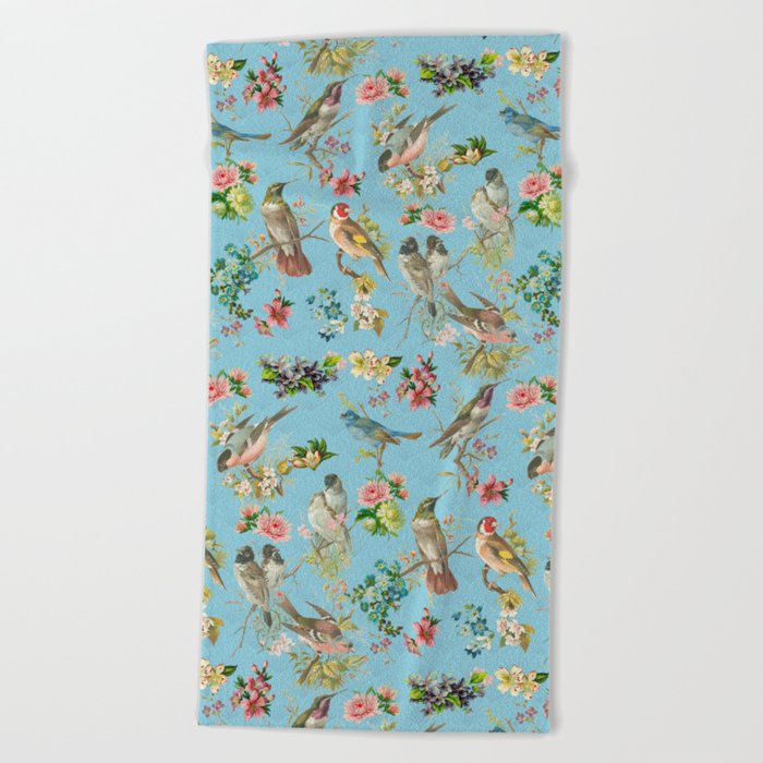 Magic Birds - Hummingbird Beach Towel