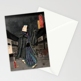 The Darkness of the Heart (Utagawa Kunisada) Stationery Card