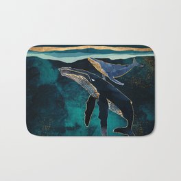 Moonlit Whales Bath Mat