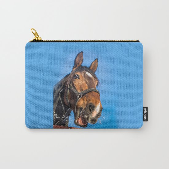 Laughing horse Carry-All Pouch