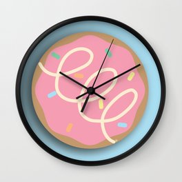 Stylized Donut Wall Clock