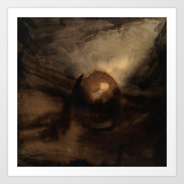 Victor Hugo, planète, planet Art Print