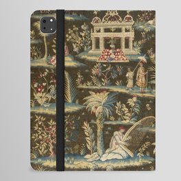 Antique 18th Century Chinoiserie Landscape Tapestry iPad Folio Case