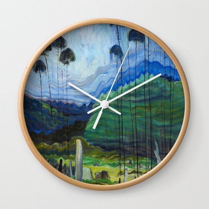 Trees in the Sky, 1939 by Emily Carr Wall Clock