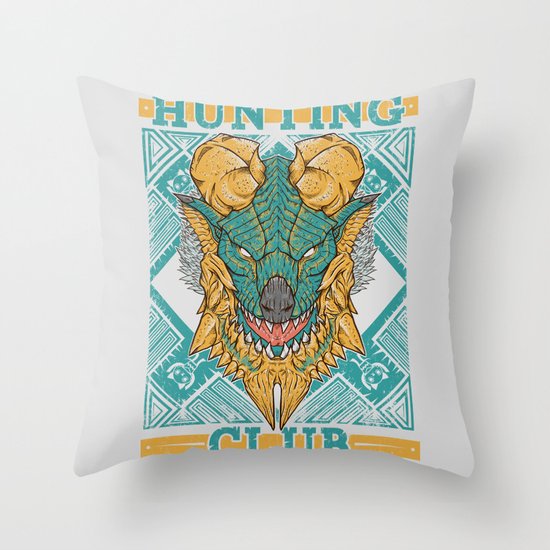 Hunting Club: Jinouga Throw Pillow