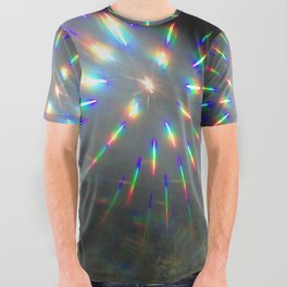 light lines All Over Graphic Tee