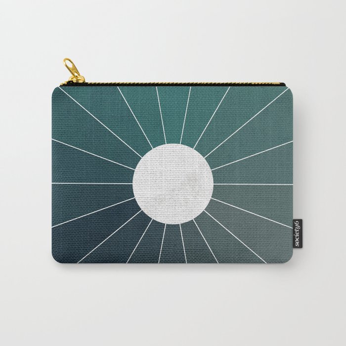 Scale of Teal Carry-All Pouch
