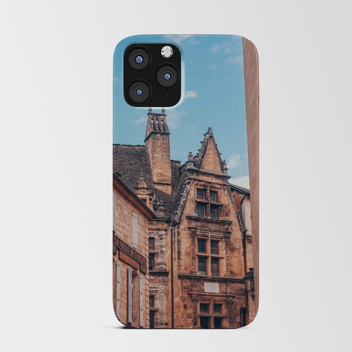 Buildings tops in city Sarlat | France | Europe iPhone Card Case