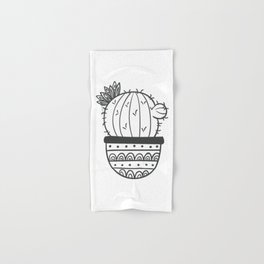 Cute Cactus Plant Hand & Bath Towel