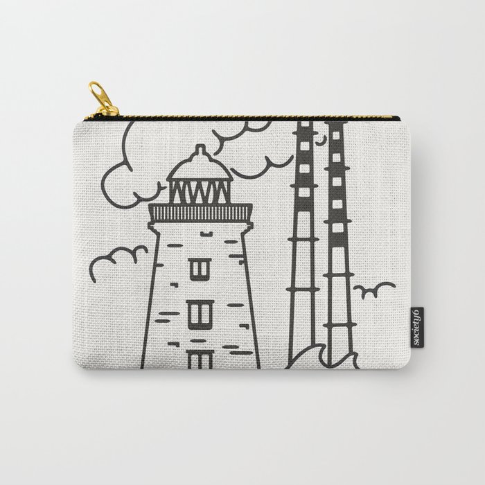 Poolbeg Chimneys Carry-All Pouch