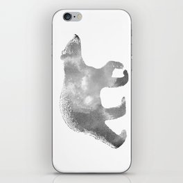 graphic bear III iPhone Skin