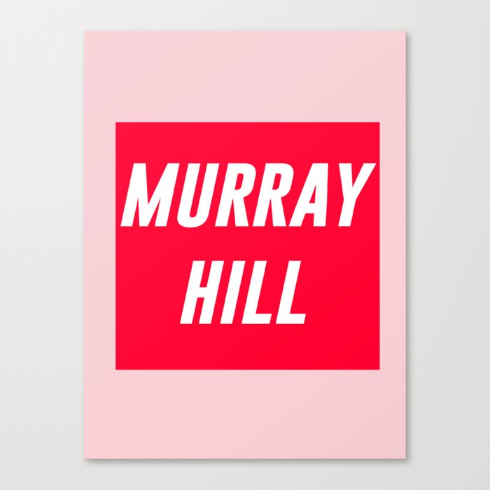 Murray Hill NYC Graphic Canvas Print