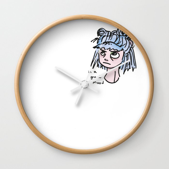 IN A GREAT MOOD. Wall Clock