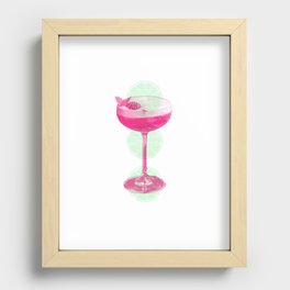 Cocktail & Limes Recessed Framed Print