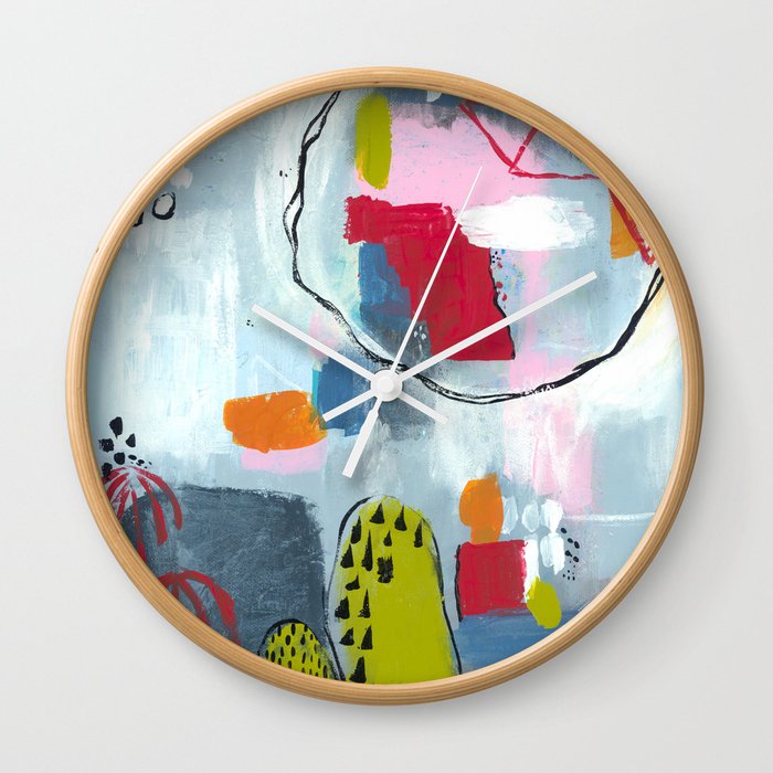 Prickly pear Wall Clock