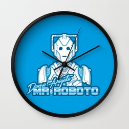 Domo Arigato Mr. Cyberman Wall Clock
