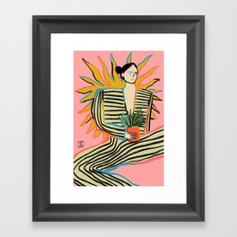 SUN POWER Framed Art Print