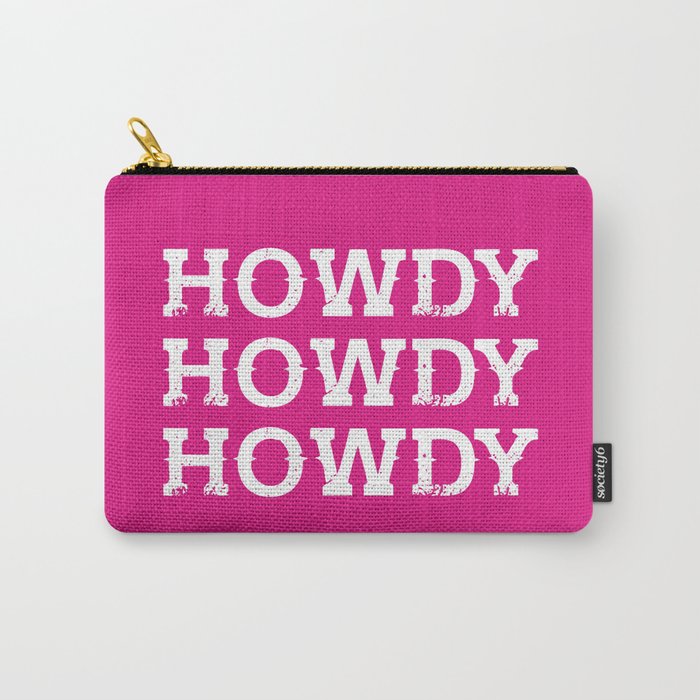 Vintage Howdy Carry-All Pouch