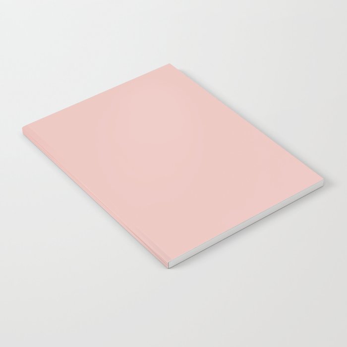 PINK HIBISCUS LIGHT PASTEL SOLID COLOR  Notebook