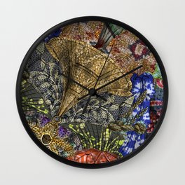 Psychedelic Botanical 4 Wall Clock