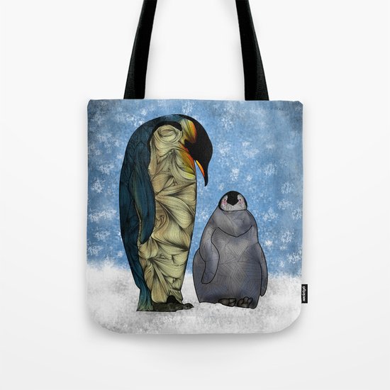 Emperor Penguins Tote Bag