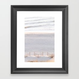Early Morning #wallart #beach #sand #sunrise Framed Art Print