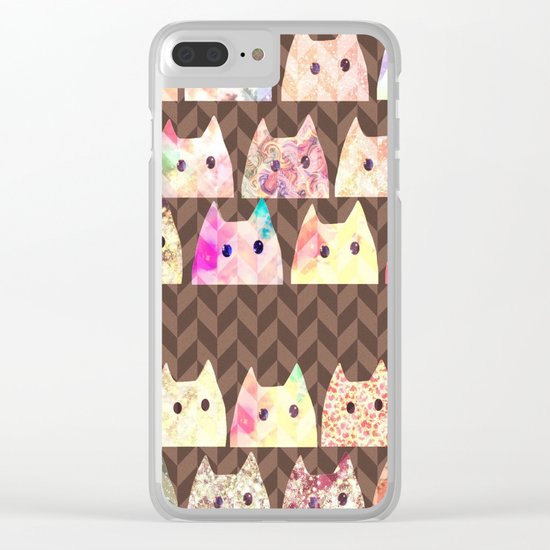 cat-277 Clear iPhone Case