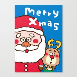 Christmas poster Canvas Print