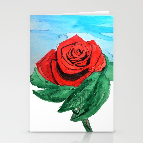 Rose of Nature Stationery Cards