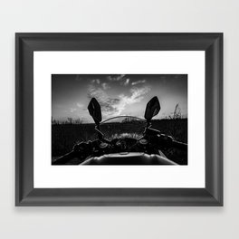 Black Rabbit 01 Framed Art Print