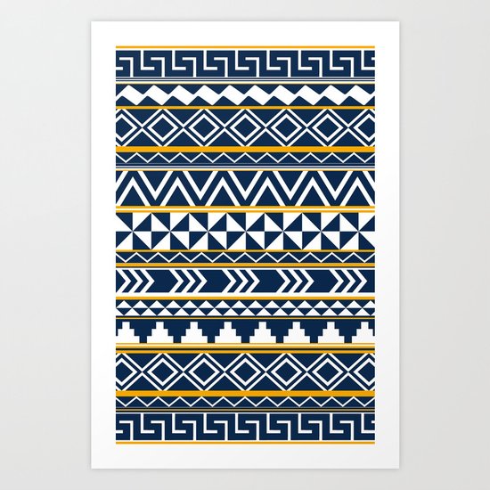 Tribal Pattern 2 Art Print