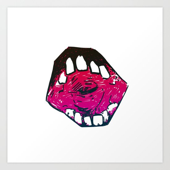 t e e t h Art Print
