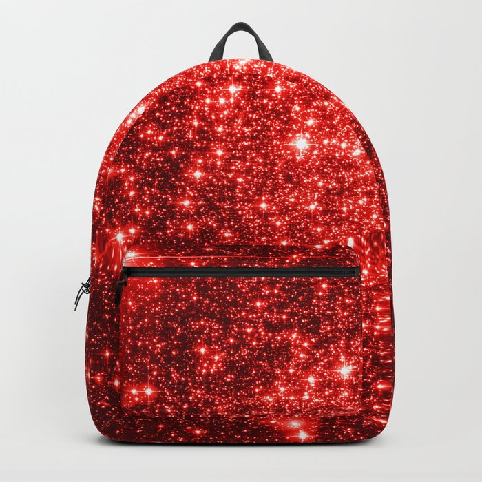 GalaXy : Red Glitter Sparkle Backpack
