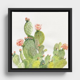 Cactus Framed Canvas
