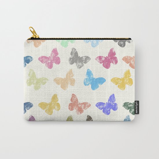 Colorful butterflies Carry-All Pouch