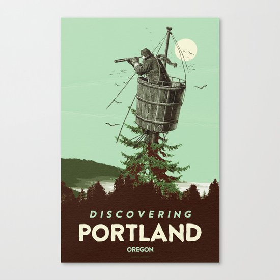 DISCOVERING PORTLAND Canvas Print