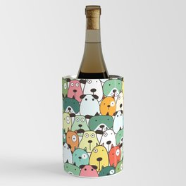 silent cats art prints Wine Chiller