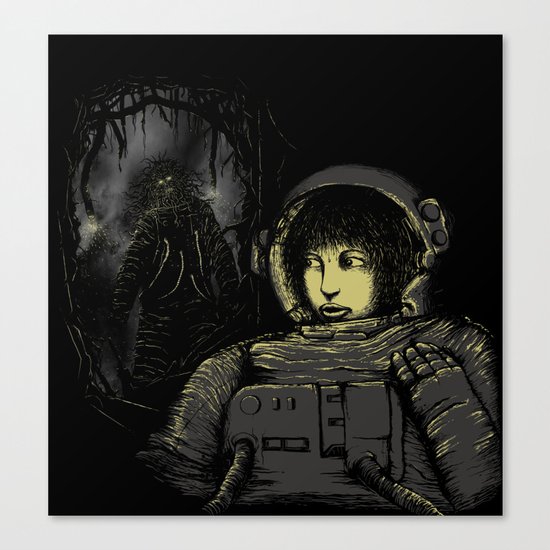 Space Horror Canvas Print