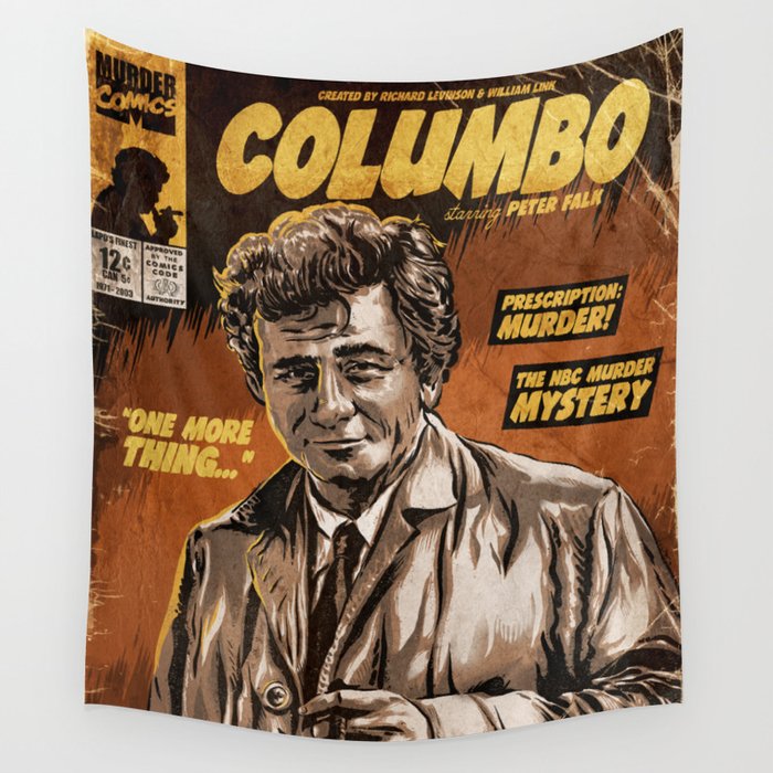 Columbo - TV Show Comic Poster Wall Tapestry