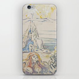 Edvard Munch - The Human Mountain iPhone Skin