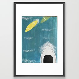 Boats on the Water Framed Art Print