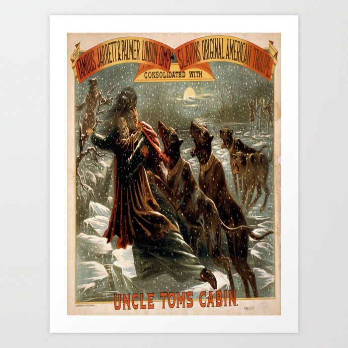 Vintage Poster Uncle Tom S Cabin Art Print By Mosfunky Society6