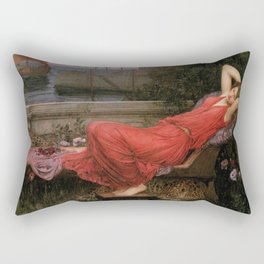 Ariadne, John William Waterhouse Rectangular Pillow