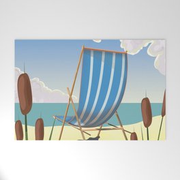 Cadzand Netherlands beach travel poster Welcome Mat