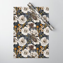 Dream garden white, yellow and gray Wrapping Paper