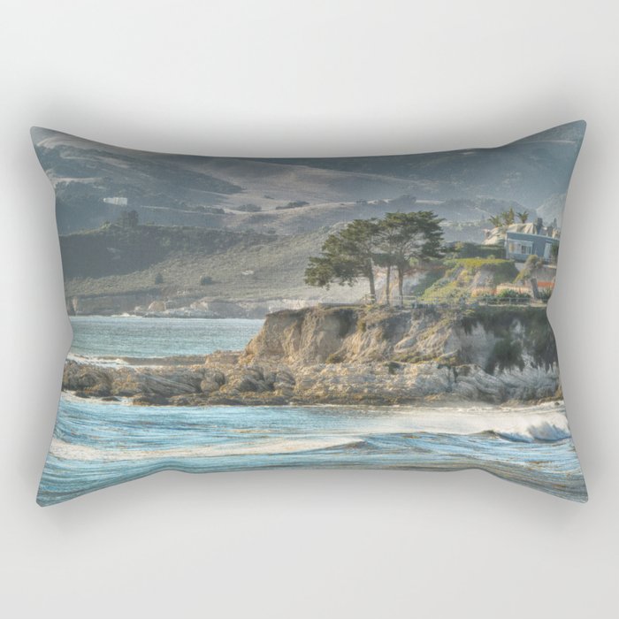 Rocky Coast CA Rectangular Pillow