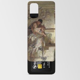  under the temple eaves - edwin howland blashfield Android Card Case