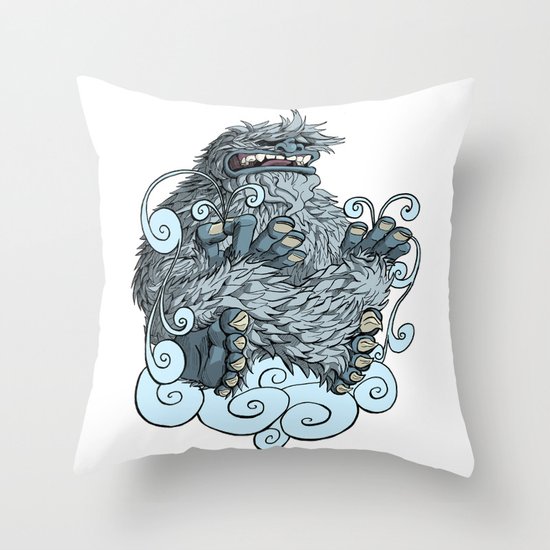 Yeti Throw Pillow