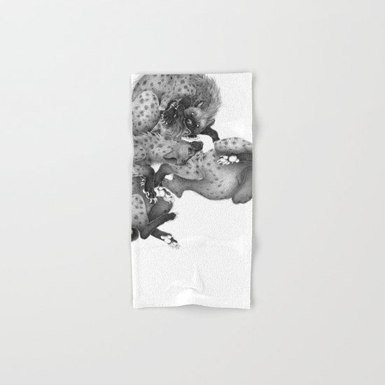Spotted Hyenas Hand & Bath Towel