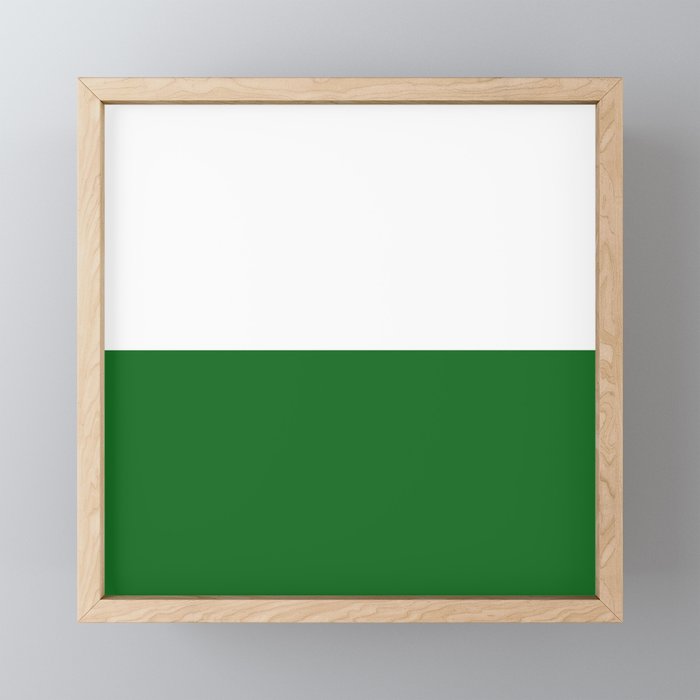 flag of Sachsen (saxony) Framed Mini Art Print